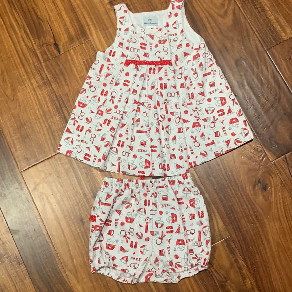 Florence Eiseman matching set in mint condition (24 months)